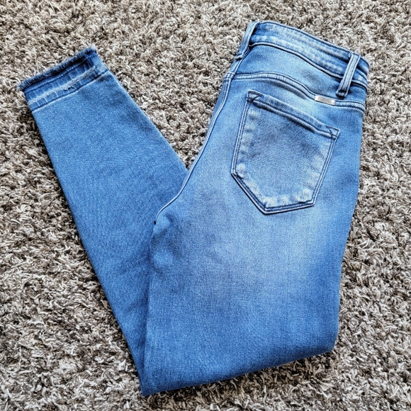 Kancan High Rise Contrast Side Seam Ankle Skinny Jean - Size 9 / 28 - Picture 5 of 11